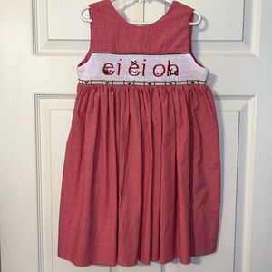 Wish Upon A Star smock ei ei oh girls size 5 re check